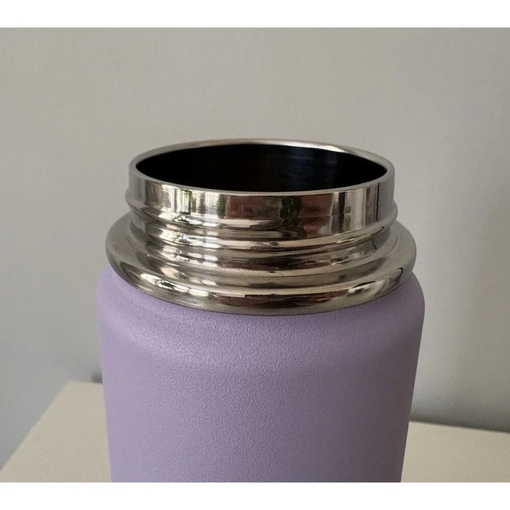 Life Is Good 24 oz Stainless Steel Tumbler Flip Straw Purple NAMASTE Yoga